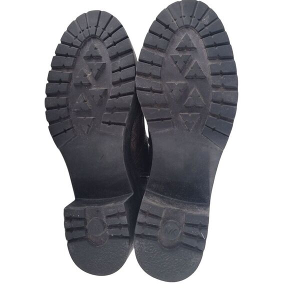 Michael Kors 'Rory' Heeled Ankle Boots Dark Brown Black 6 - Picture 13 of 16